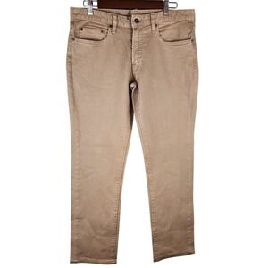 Bonobos Slim Fit Khaki Tan Stretch Cotton Five Pocket Pants Mens 32x32